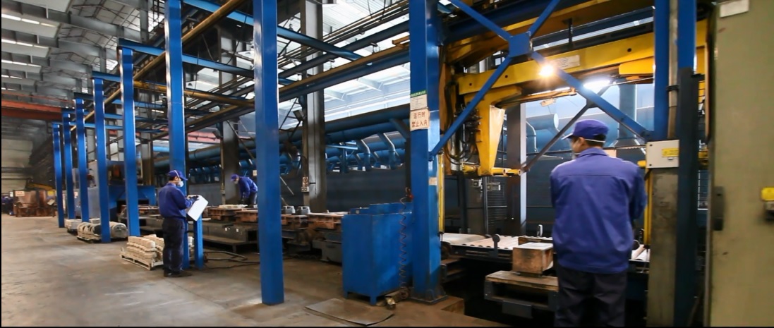 1 树脂砂生产线 Resin sand casting line.jpg